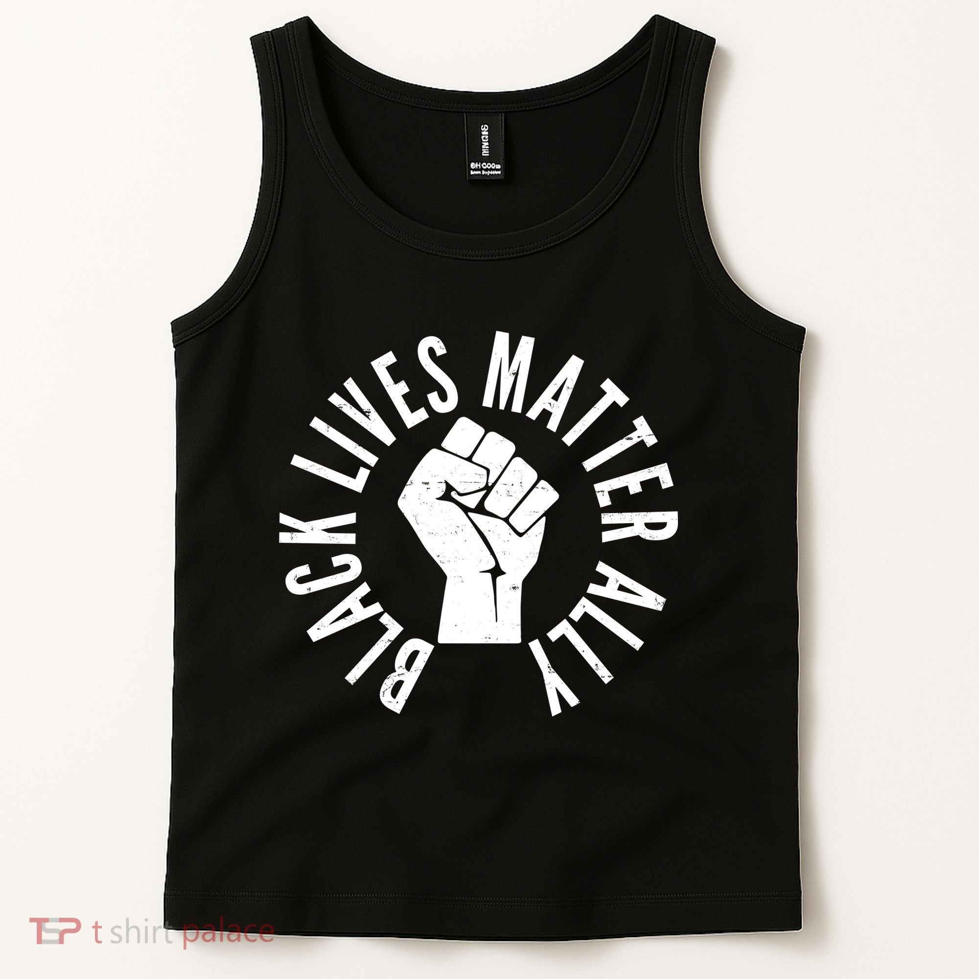 Black Lives Matter Ally Protest Fist Tank Top
