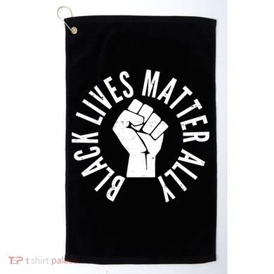 Black Lives Matter Ally Protest Fist Golf Towel