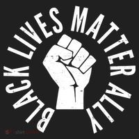 Black Lives Matter Ally Protest Fist Golf Towel thumb 3