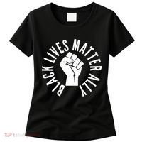 Black Lives Matter Ally Protest Fist Women's T-Shirt thumb 0