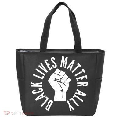 Black Lives Matter Ally Protest Fist Tote Bag