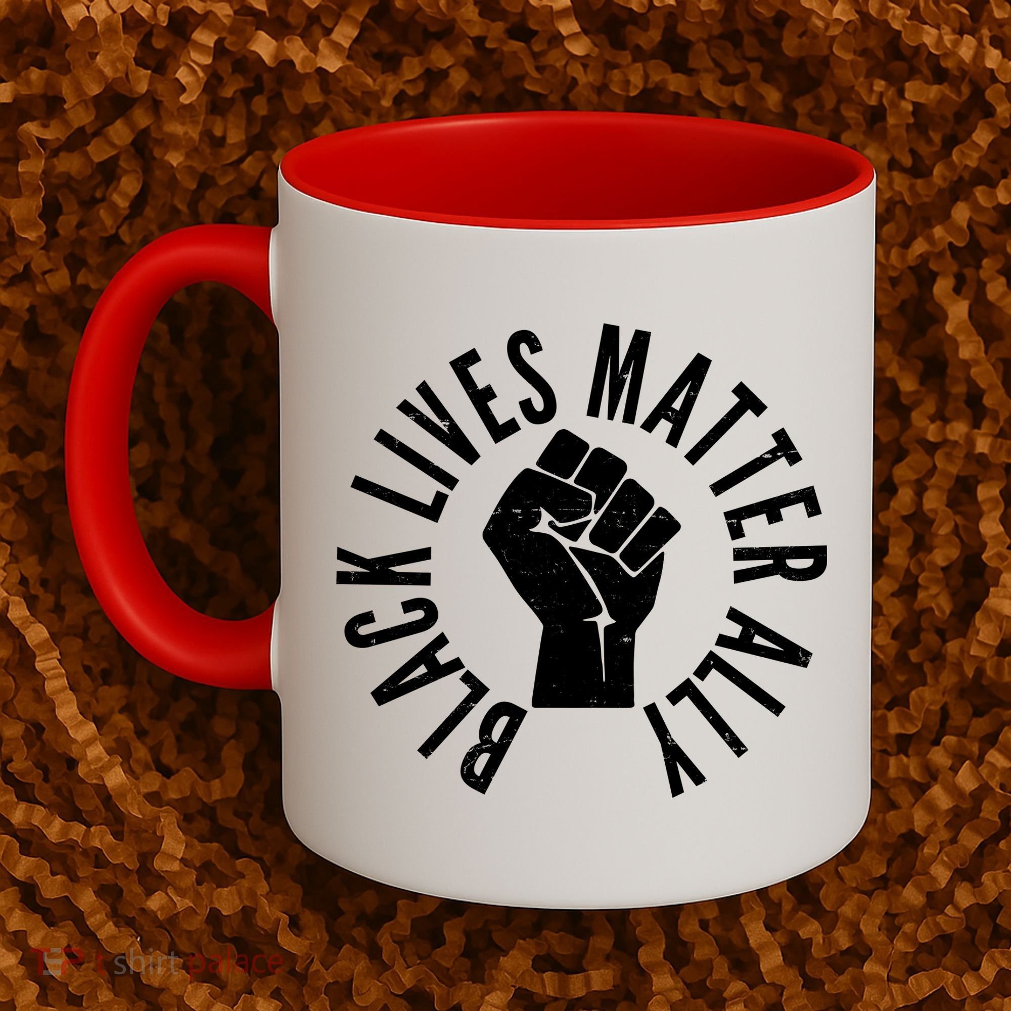Black Lives Matter Ally Protest Fist Coffee Mug