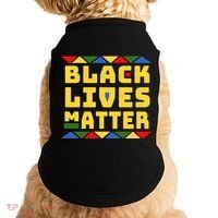 Black Lives Matter Equality Pride Melanin Doggie Tank thumb 0