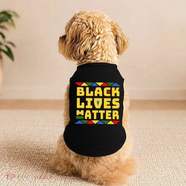 Black Lives Matter Equality Pride Melanin Doggie Tank