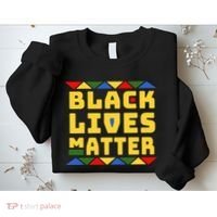 Black Lives Matter Equality Pride Melanin Sweatshirt thumb 2
