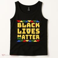 Black Lives Matter Equality Pride Melanin Tank Top thumb 2