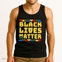 Black Lives Matter Equality Pride Melanin Tank Top thumb 3