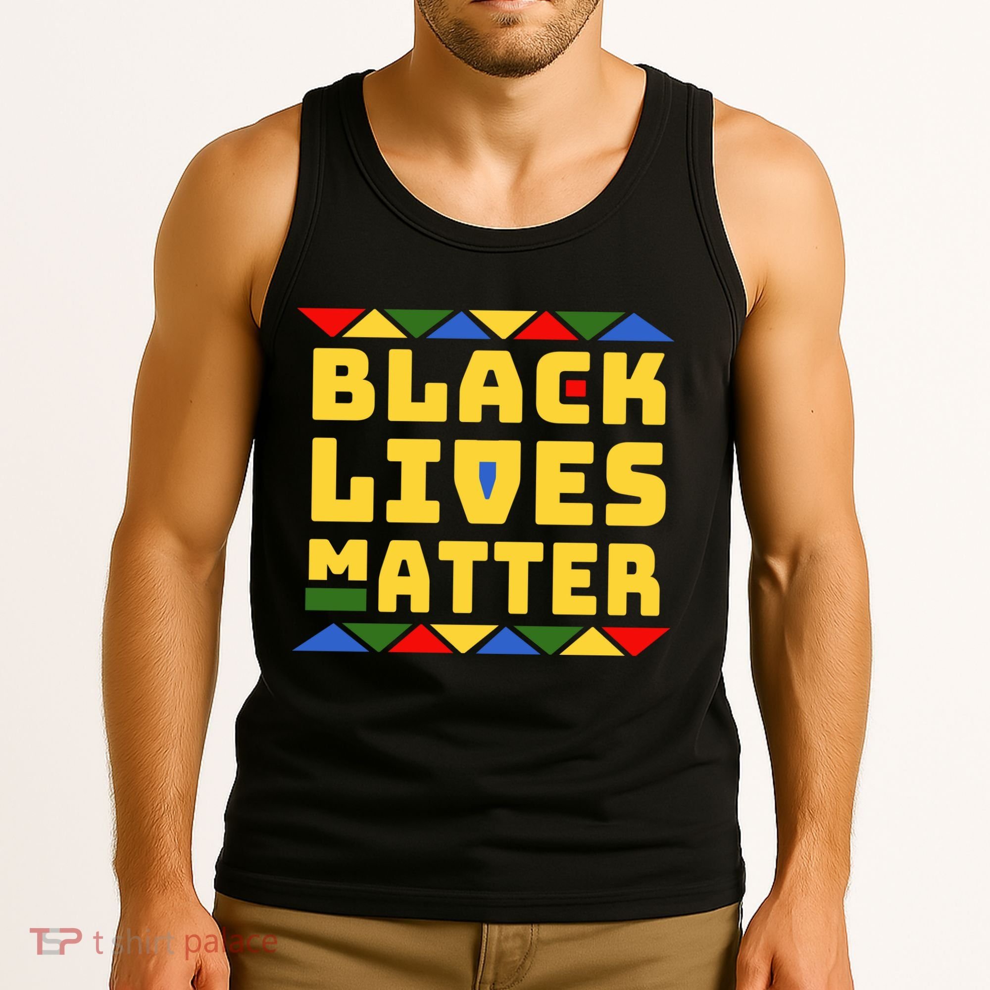 Black Lives Matter Equality Pride Melanin Tank Top