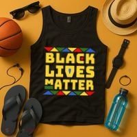 Black Lives Matter Equality Pride Melanin Tank Top thumb 4