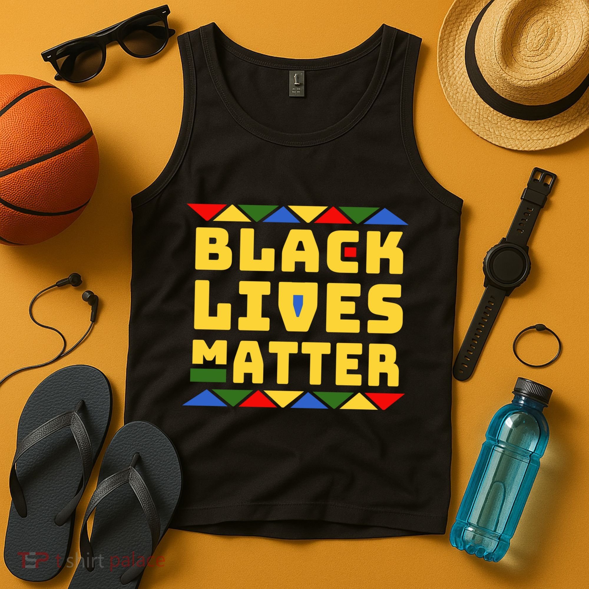 Black Lives Matter Equality Pride Melanin Tank Top