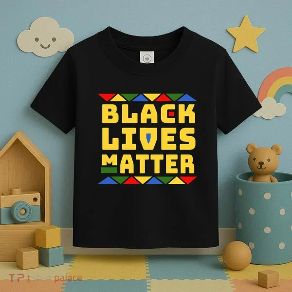 Black Lives Matter Equality Pride Melanin Toddler T-Shirt