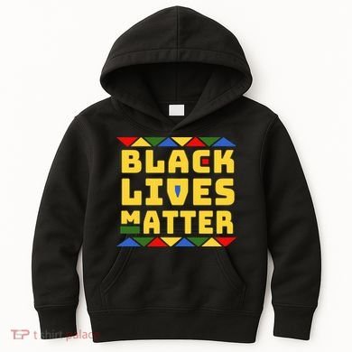 Black Lives Matter Equality Pride Melanin Kids Hoodie
