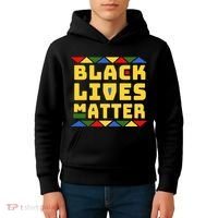 Black Lives Matter Equality Pride Melanin Kids Hoodie thumb 4