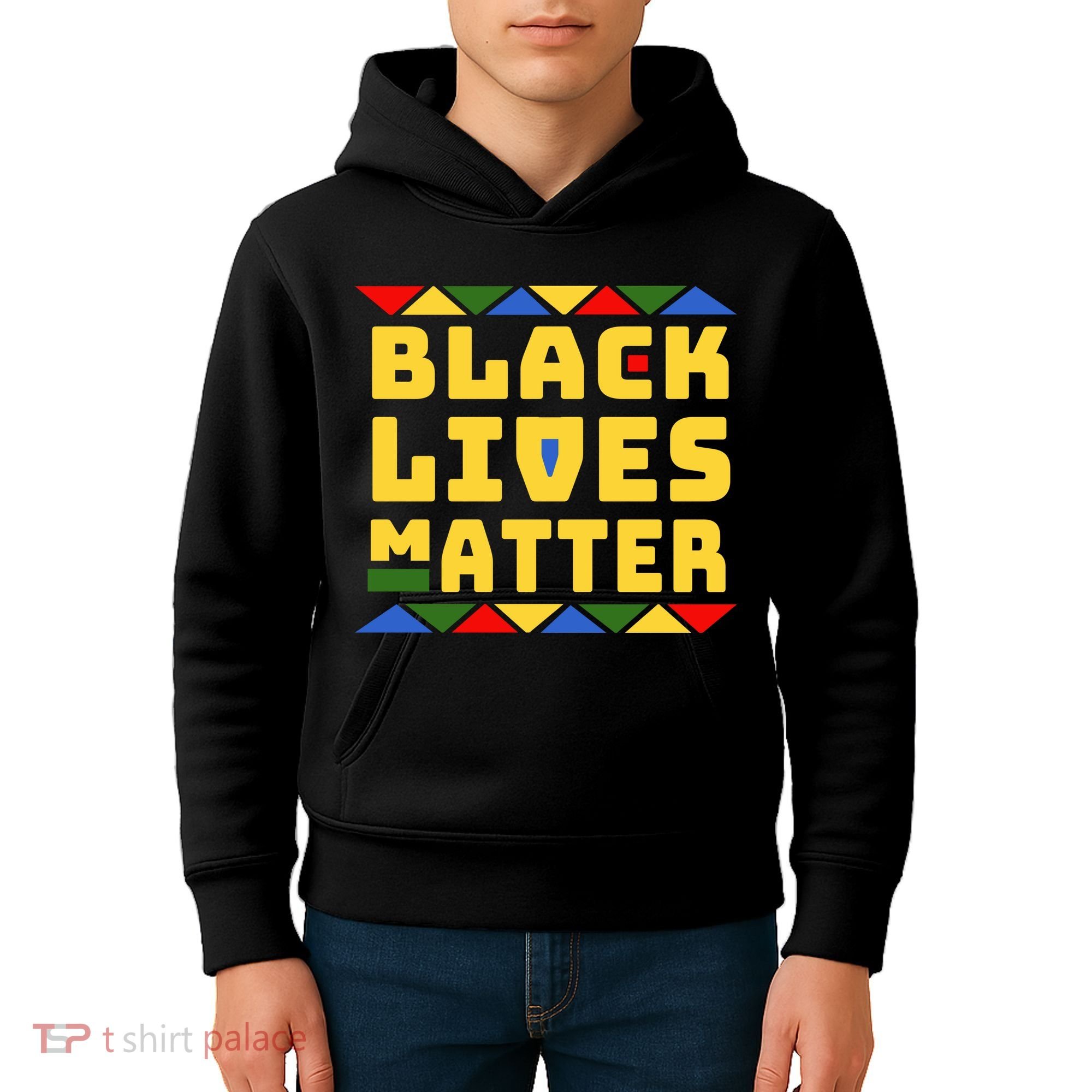 Black Lives Matter Equality Pride Melanin Kids Hoodie