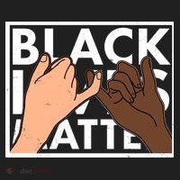 Black Lives Matter Linking Pinkies Unity Women's Sweatshirt thumb 2