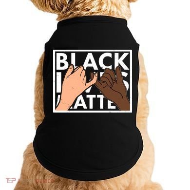 Black Lives Matter Linking Pinkies Unity Doggie Tank