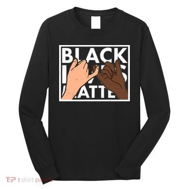 Black Lives Matter Linking Pinkies Unity Long Sleeve Shirt