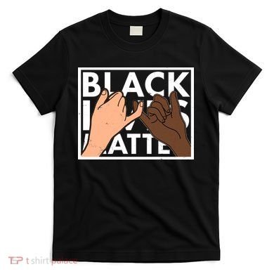 Black Lives Matter Linking Pinkies Unity T-Shirt