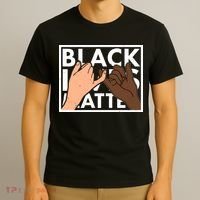 Black Lives Matter Linking Pinkies Unity T-Shirt thumb 3