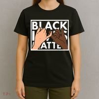 Black Lives Matter Linking Pinkies Unity T-Shirt thumb 4