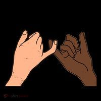 Black Lives Matter Linking Pinkies Unity Coffee Mug thumb 5