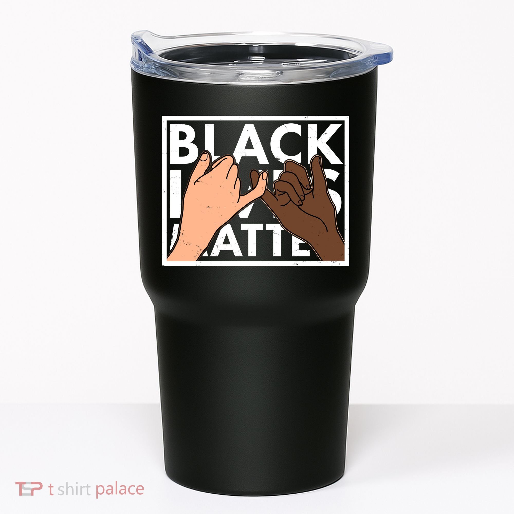 Black Lives Matter Linking Pinkies Unity Tumbler