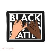 Black Lives Matter Linking Pinkies Unity Mousepad thumb 0