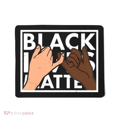 Black Lives Matter Linking Pinkies Unity Mousepad
