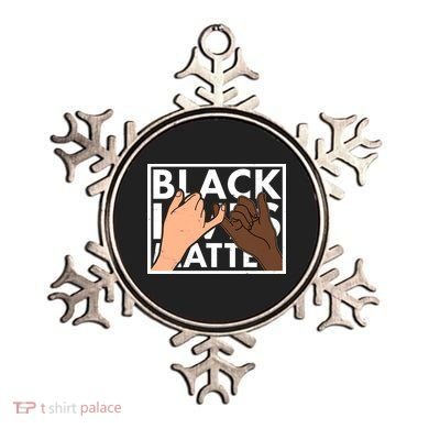 Black Lives Matter Linking Pinkies Unity Ornament