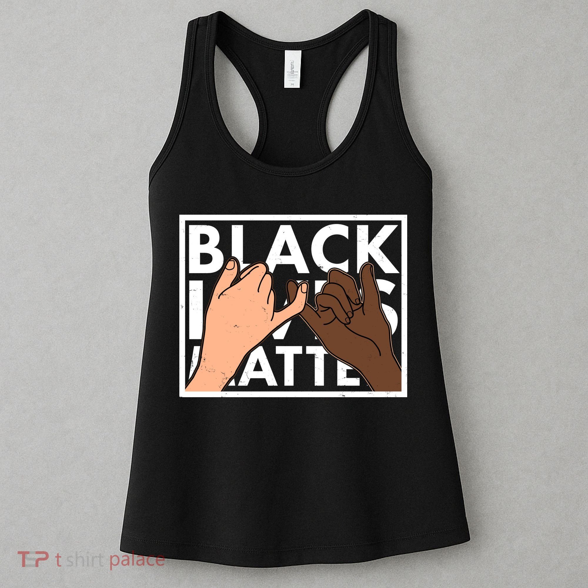 Black Lives Matter Linking Pinkies Unity Women's Tank Top