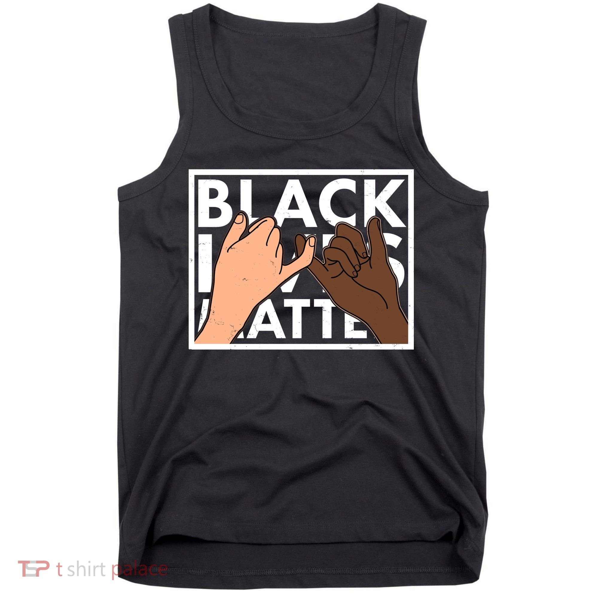 Black Lives Matter Linking Pinkies Unity Tank Top