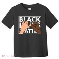 Black Lives Matter Linking Pinkies Unity Toddler T-Shirt thumb 0