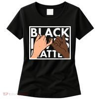 Black Lives Matter Linking Pinkies Unity Women's T-Shirt thumb 0