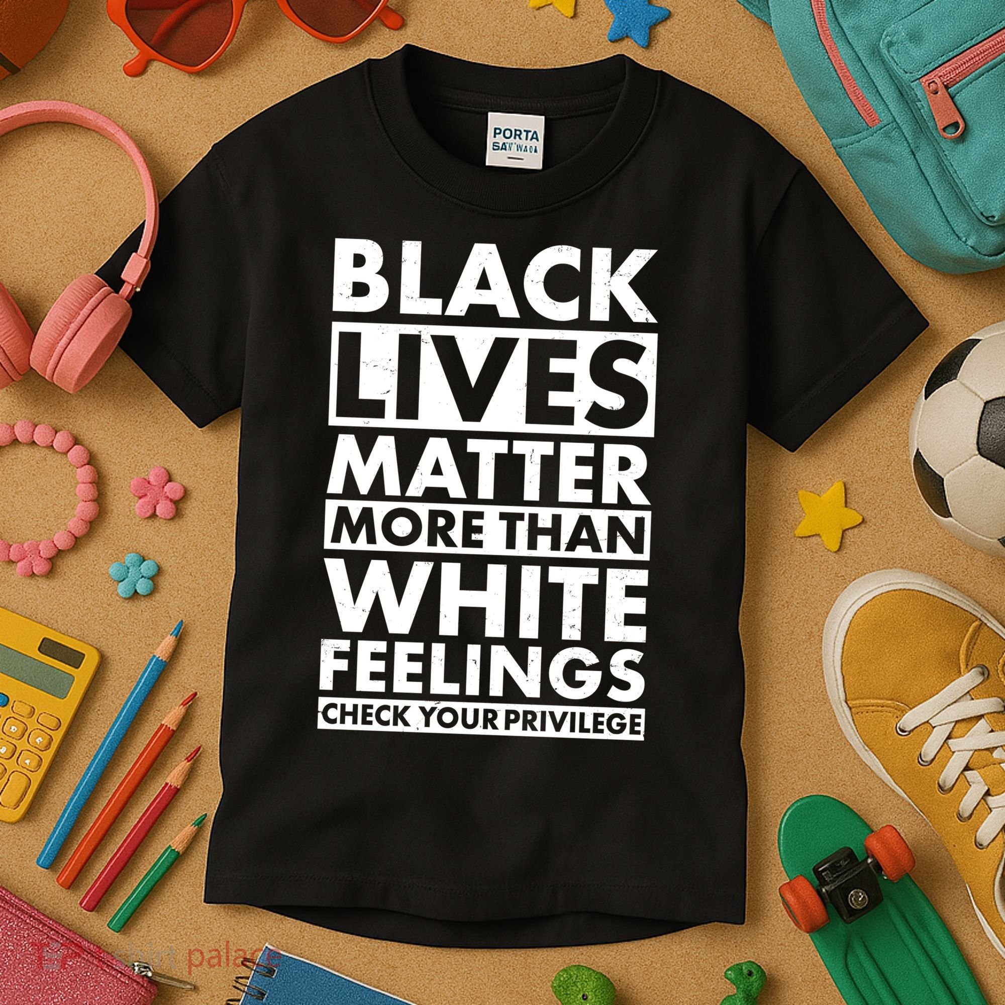 Black Lives Matter More Than White Feelings Kids T-Shirt