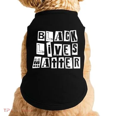 Black Lives Matter Note style  Doggie Tank