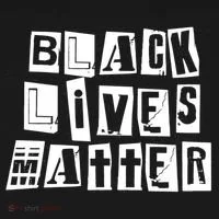 Black Lives Matter Note style  Doggie Tank thumb 4