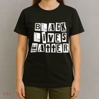 Black Lives Matter Note style  T-Shirt thumb 4