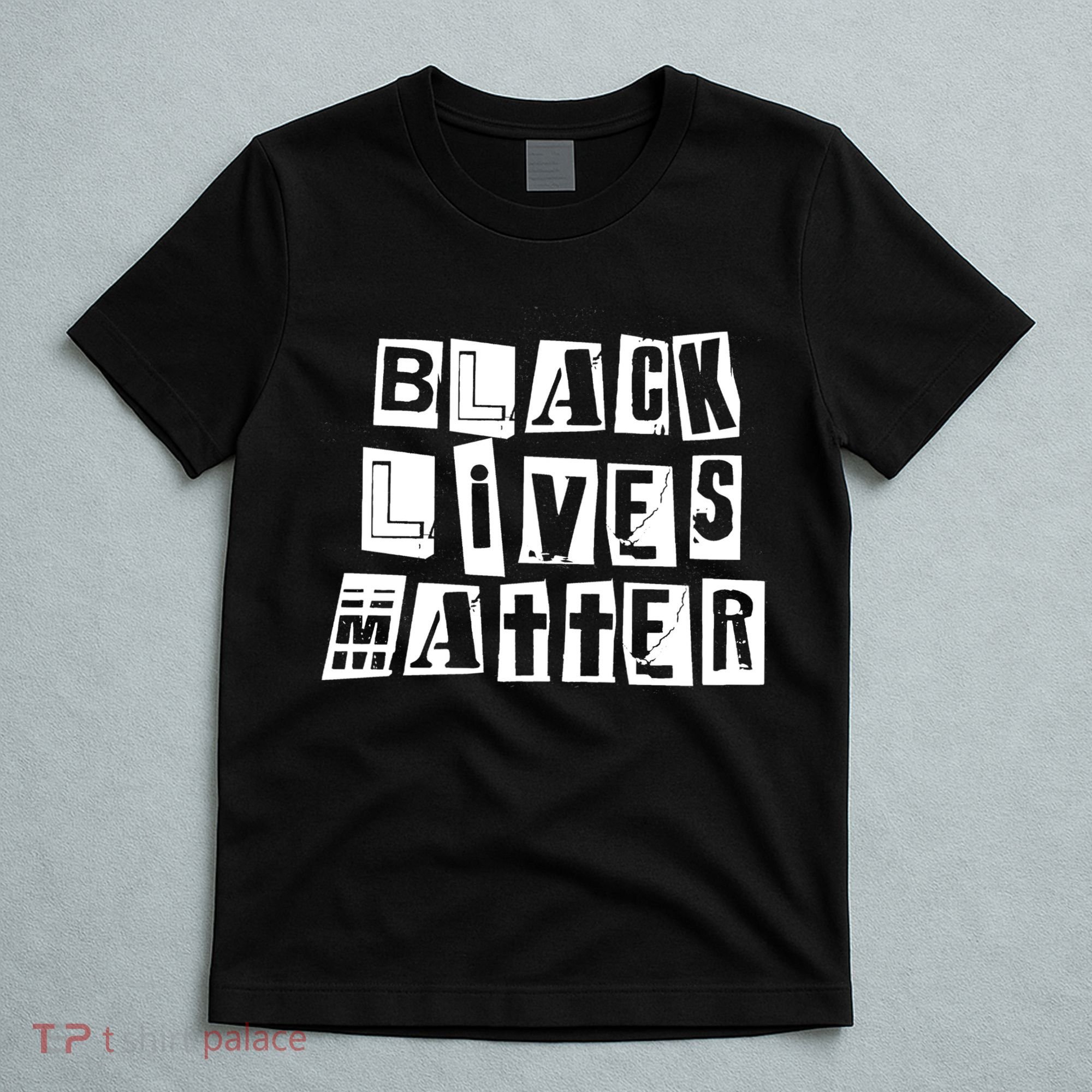Black Lives Matter Note style  T-Shirt