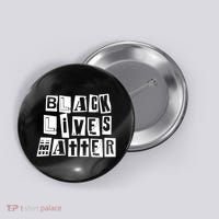 Black Lives Matter Note style  Button thumb 0