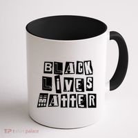 Black Lives Matter Note style  Coffee Mug thumb 1