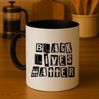 Black Lives Matter Note style  Coffee Mug thumb 4