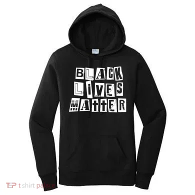 Black Lives Matter Note style  Women's Hoodie
