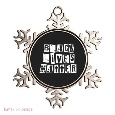 Black Lives Matter Note style  Ornament
