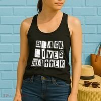 Black Lives Matter Note style  Women's Tank Top thumb 2