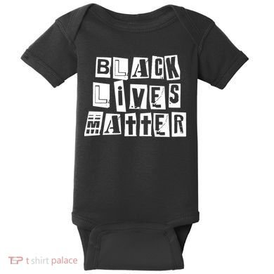 Black Lives Matter Note style  Baby Bodysuit
