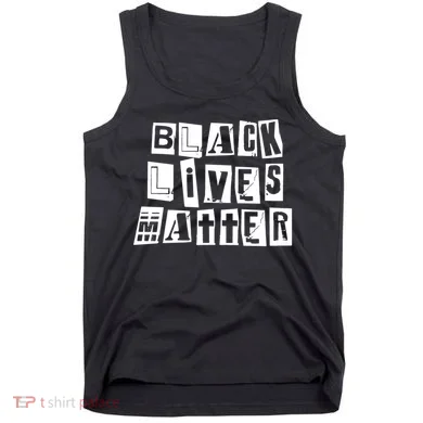 Black Lives Matter Note style Tank Top