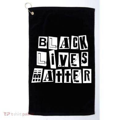 Black Lives Matter Note style  Golf Towel