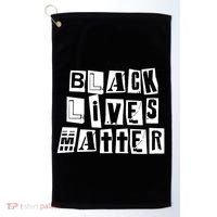 Black Lives Matter Note style  Golf Towel thumb 0
