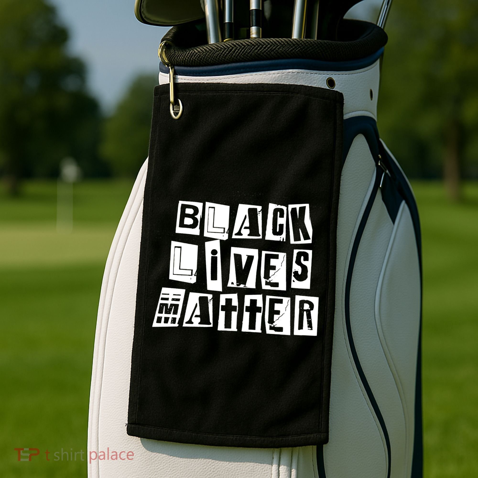 Black Lives Matter Note style  Golf Towel