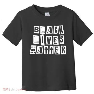 Black Lives Matter Note style Toddler T-Shirt